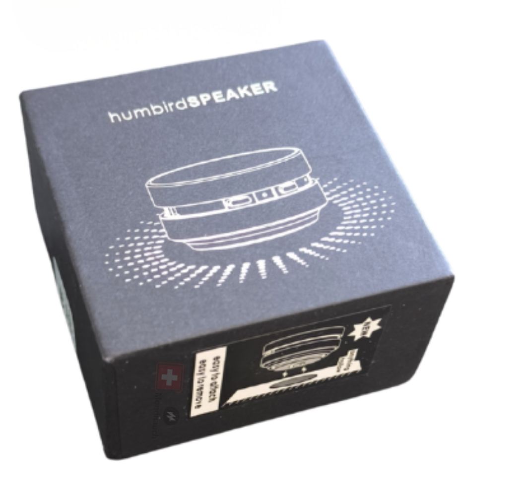 Mondhauch „Kolibri“ Dura Mobi – Mini Knochenleitungslautsprecher mit Bluetooth 5.0, Stereo-Sound & Mikrofon