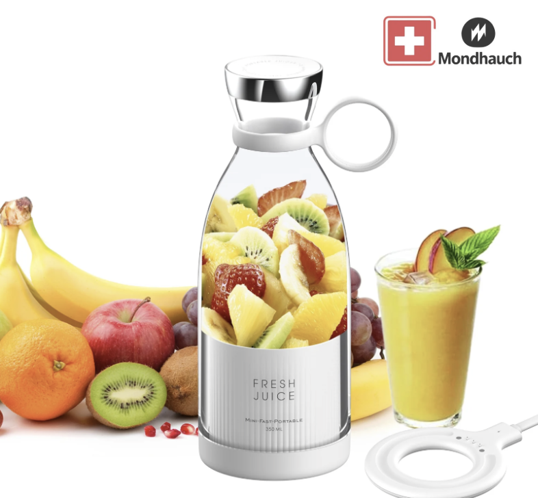 Mondhauch Tragbarer Mixer, Smoothie Mixer USB wiederaufladbar, Personal Blender, Shakes & Babybrei
