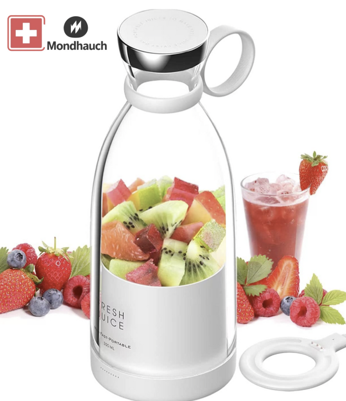 Mondhauch Tragbarer Mixer, Smoothie Mixer USB wiederaufladbar, Personal Blender, Shakes & Babybrei