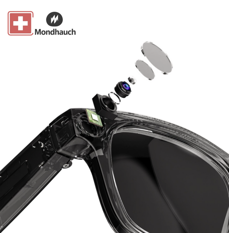 Mondhauch Intelligente Brille – AI Smart Glasses mit 8MP Sony Kamera