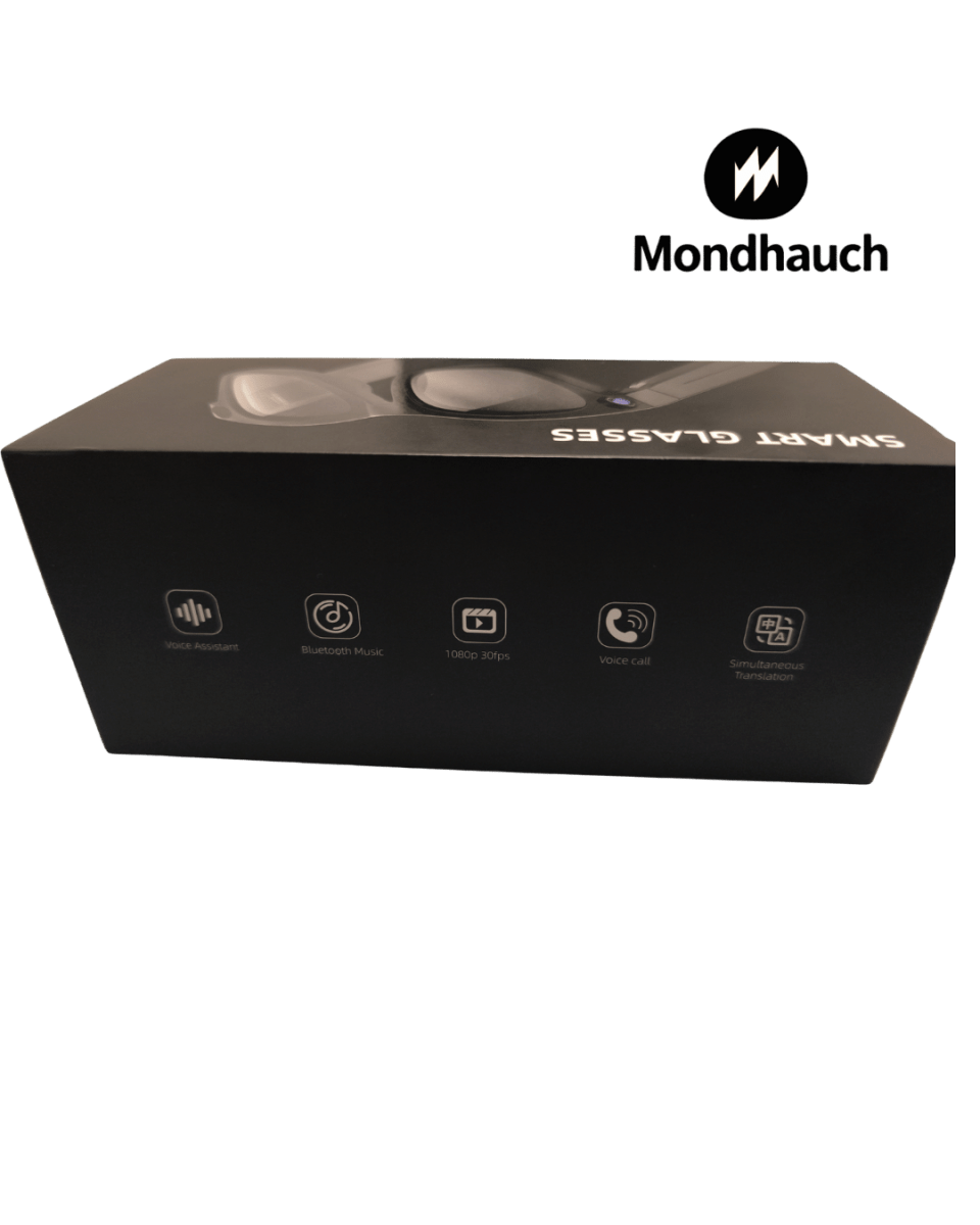 Mondhauch Intelligente Brille – AI Smart Glasses mit 8MP Sony Kamera - MONDHAUCH CH