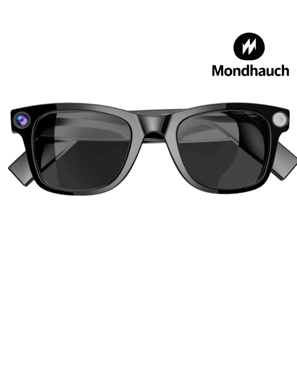 Mondhauch Intelligente Brille – AI Smart Glasses mit 8MP Sony Kamera - MONDHAUCH CH