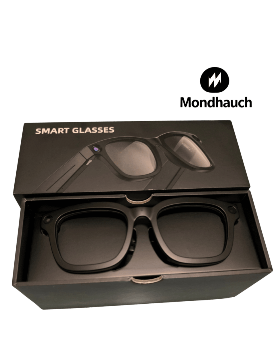 Mondhauch Intelligente Brille – AI Smart Glasses mit 8MP Sony Kamera - MONDHAUCH CH